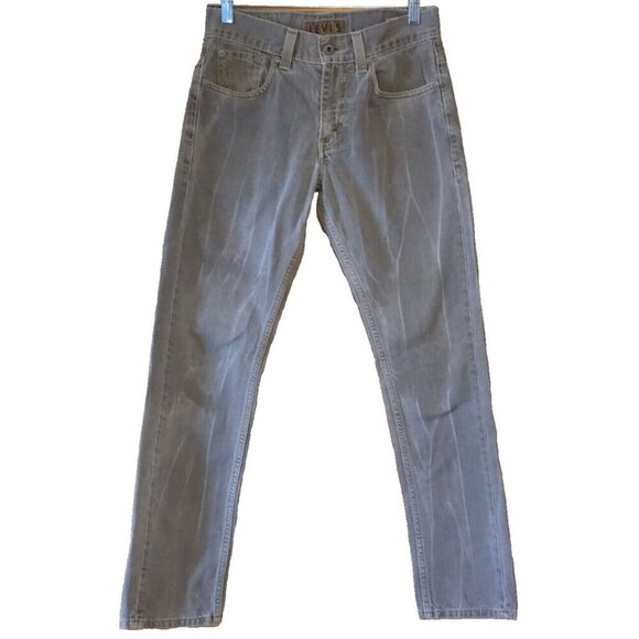 Levi's The Original Jeans Skinny 511 30x30 Gray Medium Wash Straight Leg Flaw - Picture 2 of 16